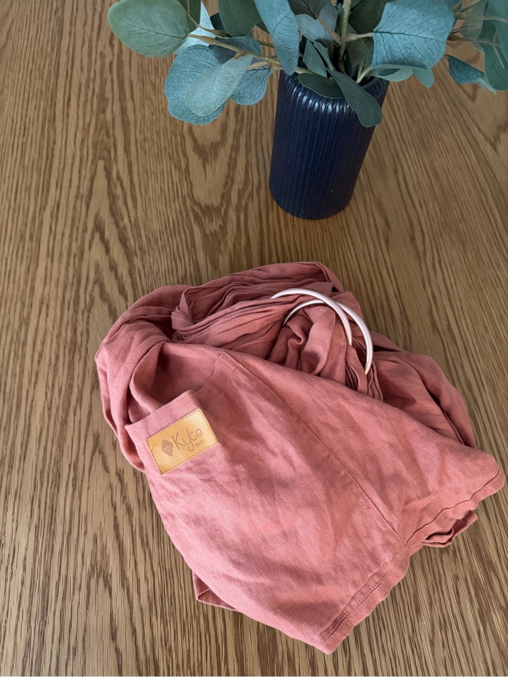 Kyte BABY Terracotta Ring Sling in Dusty Rose